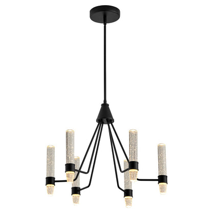 Oxygen Lighting Ethos 6Lt Cct Chandelier, Black