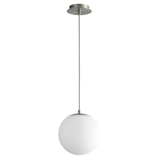 Oxygen Lighting Luna 3500K 10" 120V Pendant, Satin Nickel - 3-672-3524