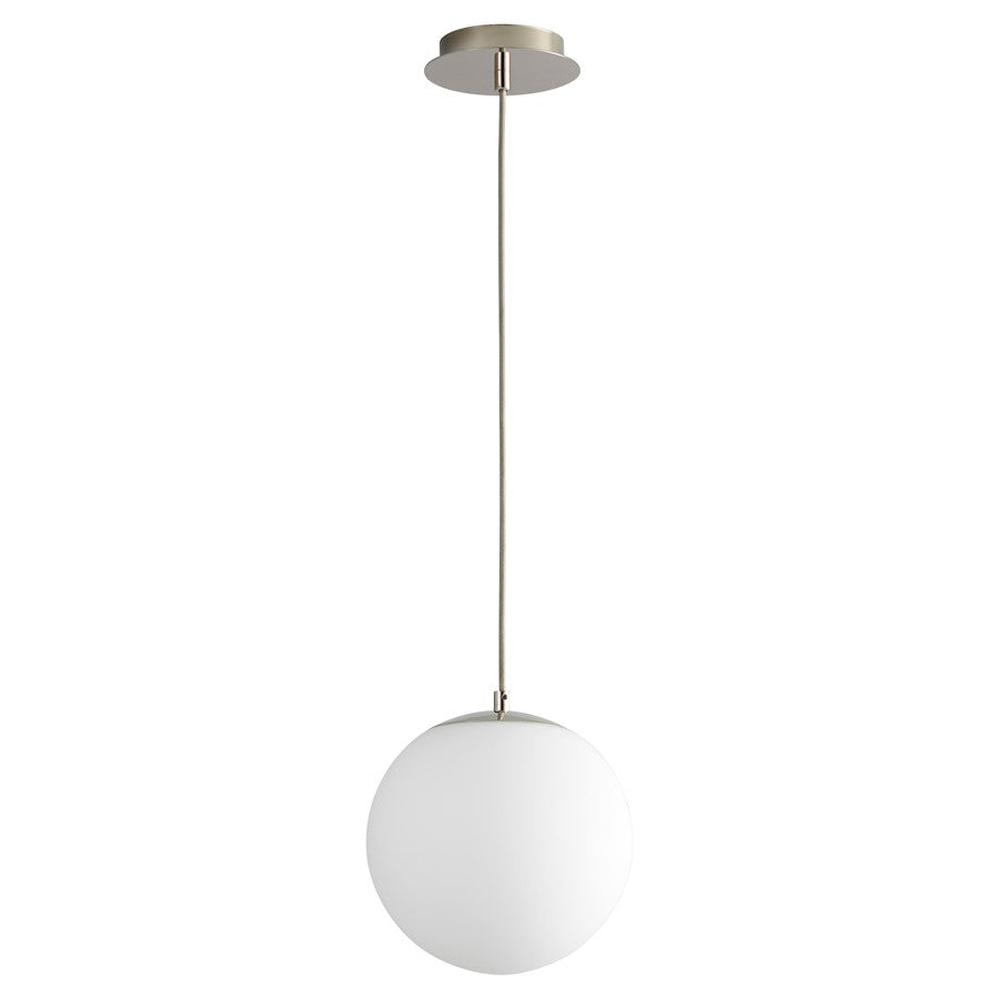 Oxygen Lighting Luna 4000K 10" 120V Pendant, Polished Nickel - 3-672-4020