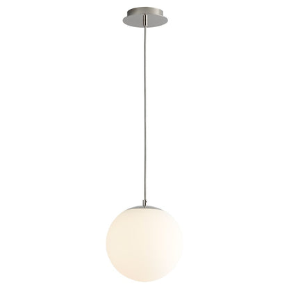 Oxygen Lighting Luna 4000K 10" 120V Pendant, Polished Nickel