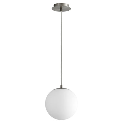 Oxygen Lighting Luna 4000K 10" 120V Pendant, Satin Nickel - 3-672-4024