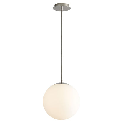 Oxygen Lighting Luna 3500K 12" 120V Pendant, Polished Nickel