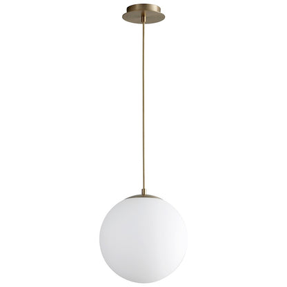 1 Light Pendant, White