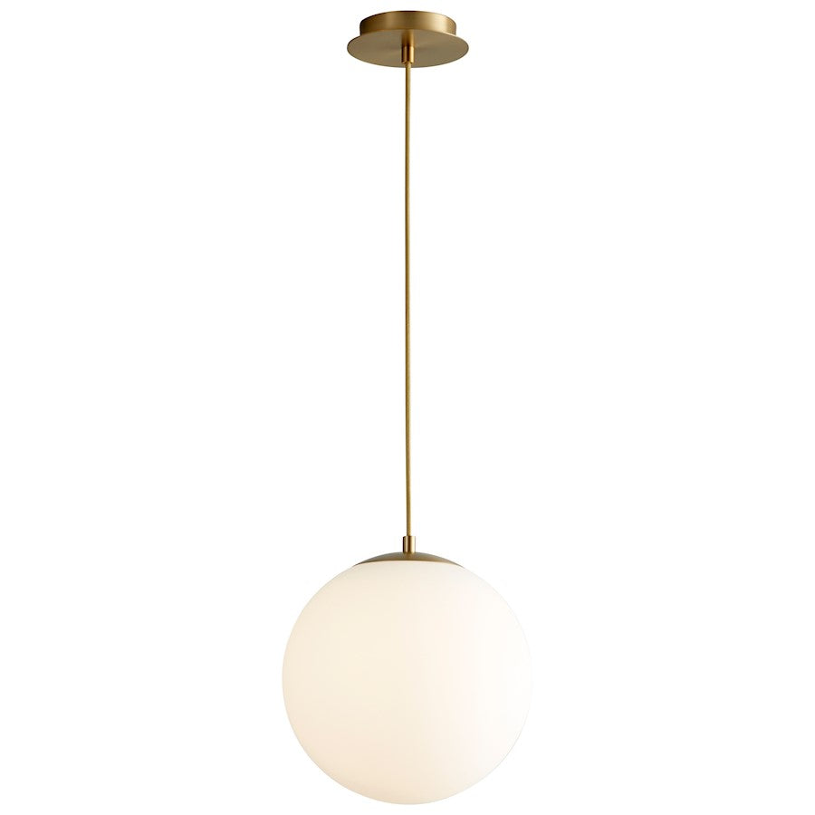 1 Light Pendant, White