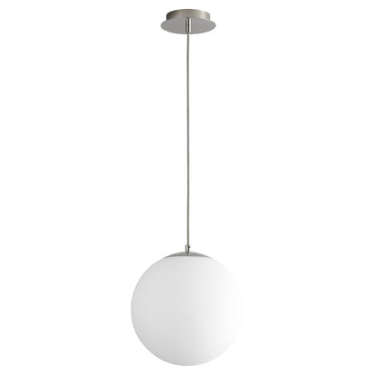 Oxygen Lighting Luna 4000K 12" 120V Pendant, Polished Nickel - 3-673-4020