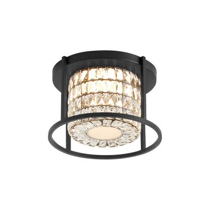 Oxygen Lighting Élan 16" Cct Ceiling Mount, Black