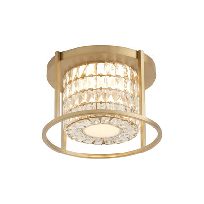 Oxygen Lighting Élan 16" Cct Ceiling Mount, Aged Brass