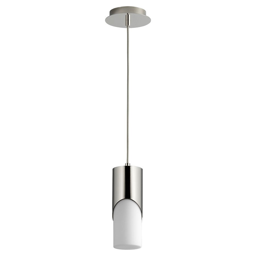 Oxygen Lighting Ellipse 2700K Short Pendant 3.5 Glass/Pol Nickel - 3-677-27120