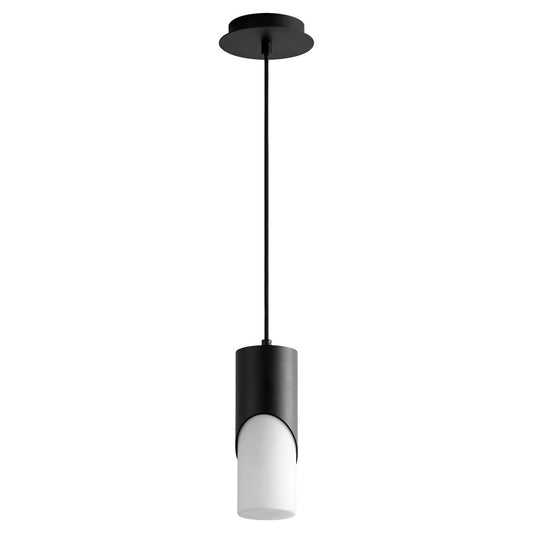 Oxygen Lighting Ellipse 3500K Short Pendant 3.5 Glass/Black - 3-677-35115