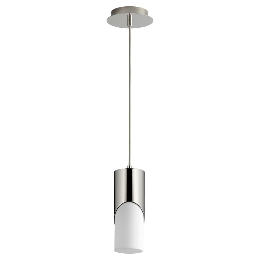 Oxygen Lighting Ellipse 3500K Short Pendant 3.5 Acrylic/Pol Nickel - 3-677-35220