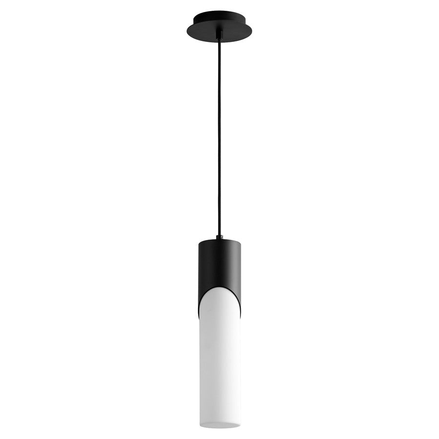 Oxygen Lighting Ellipse 2700K Tall Pendant, 3.5 Acrylic/Black - 3-678-27215