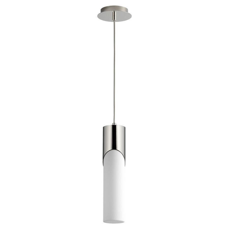 Oxygen Lighting Ellipse 2700K Tall Pendant, 3.5 Acrylic/Pol Nickel - 3-678-27220