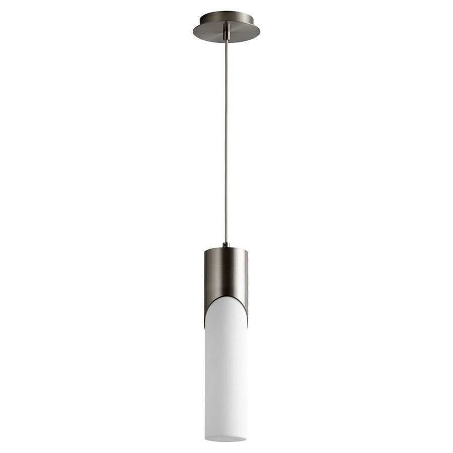 Oxygen Lighting Ellipse 4000K Tall Pendant, 3.5 Acrylic/Nickel - 3-678-40224