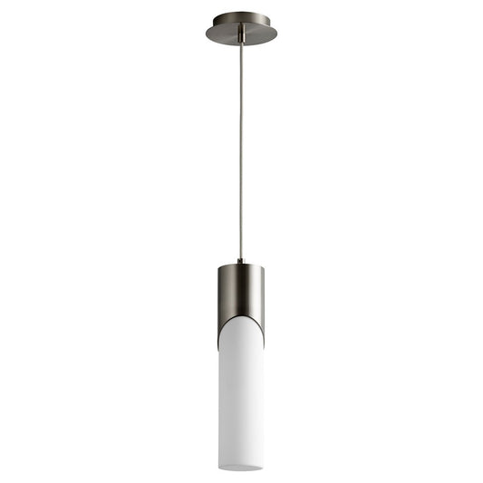 Oxygen Lighting Ellipse 4000K Tall Pendant, 3.5 Acrylic/Nickel - 3-678-40224