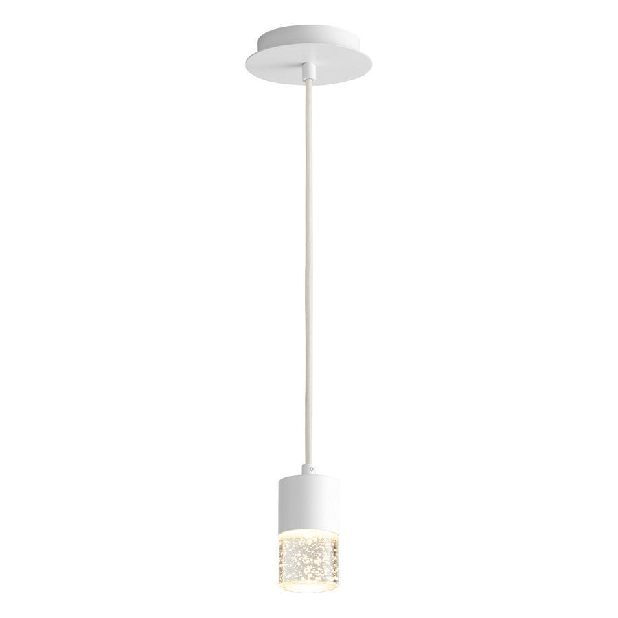 Oxygen Lighting Spirit 5" Pendant 3500K, White
