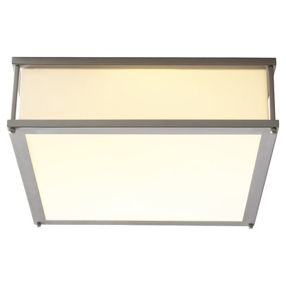 Oxygen Lighting Modulo 3500K 2Lt 120V Dim Ceiling Mount, Nickel