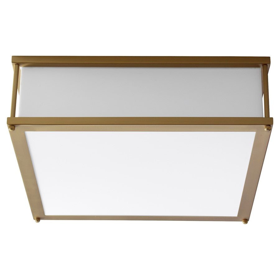 Oxygen Lighting Modulo 2Lt 120V Em Ceiling Mount, Aged Brass - 3-683-40-EM