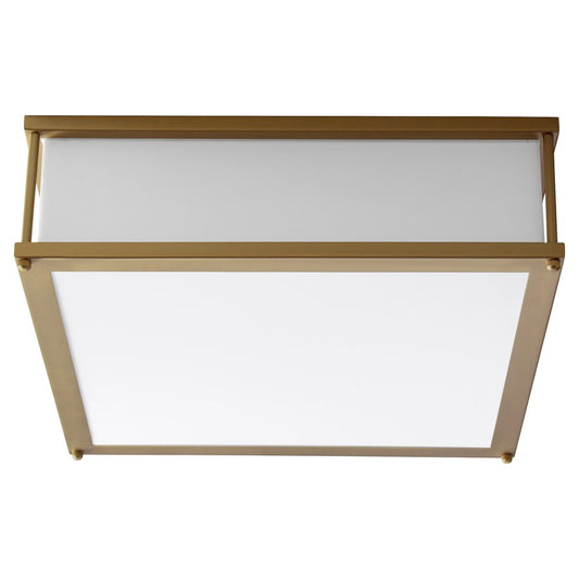 Oxygen Lighting Modulo 2Lt 120V Em Ceiling Mount, Aged Brass - 3-683-40-EM