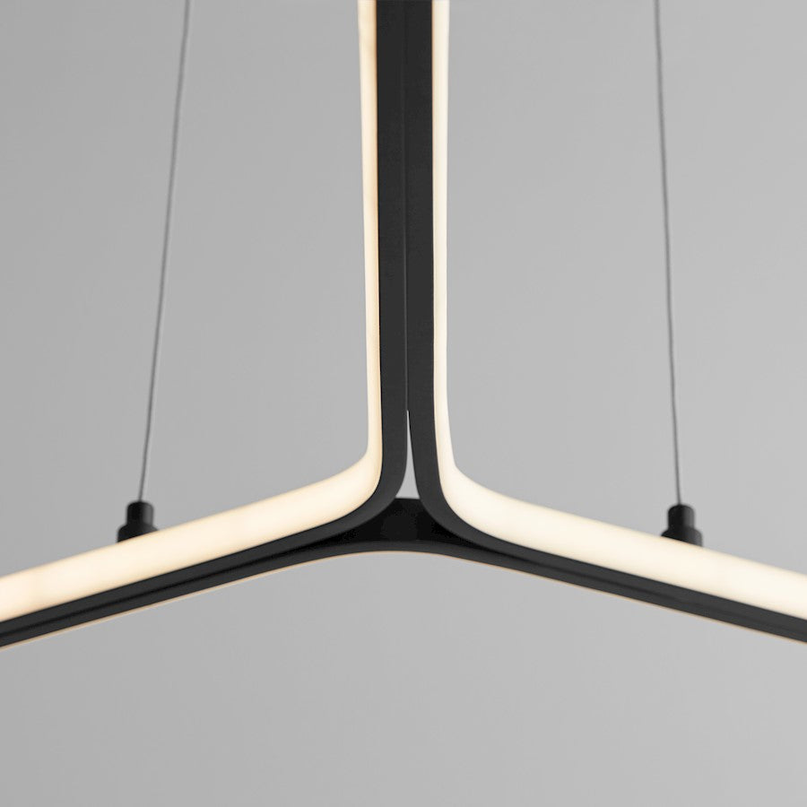 1 Light Pendant, Black