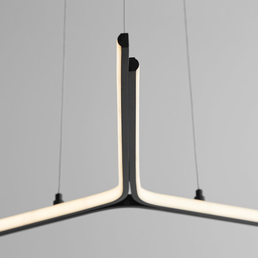 1 Light Pendant, Black