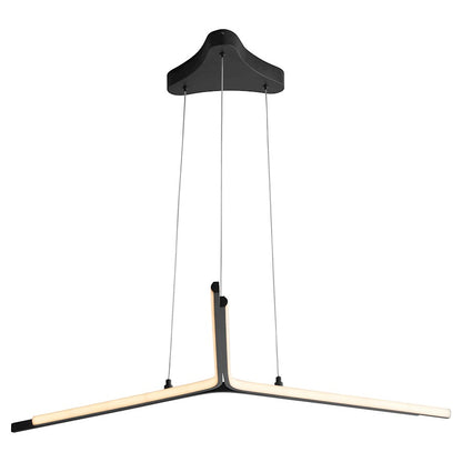 1 Light Pendant, Black
