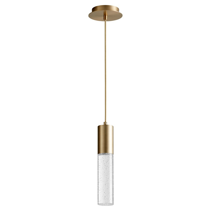Oxygen Lighting Spirit 13" 4000K Pendant 3000K, Aged Brass - 3-69-3540