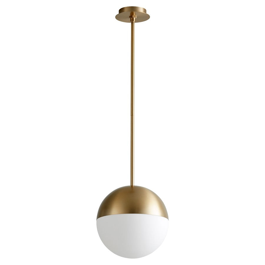 Oxygen Lighting Mondo 2700K 12" Pendant, Aged Brass - 3-6903-2740