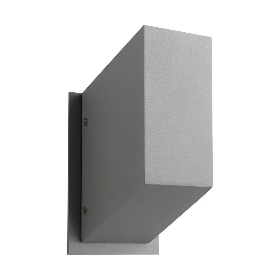 Oxygen Lighting Uno 3500K Sm Outdoor Sconce 120V, Grey - 3-700-3516