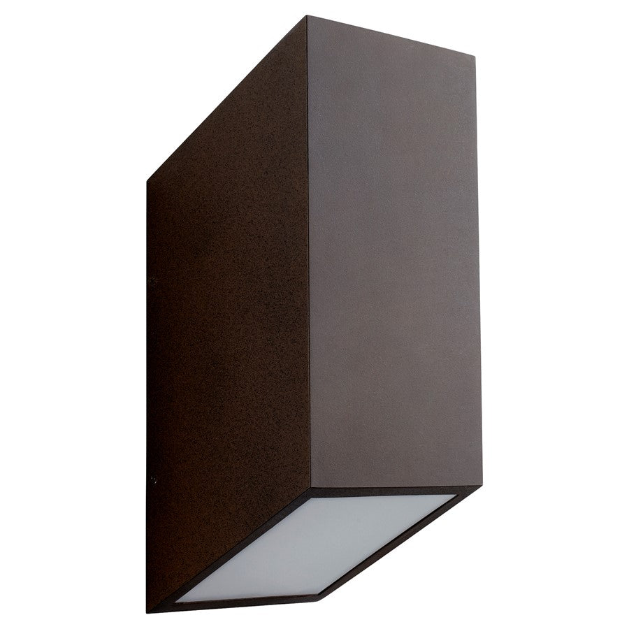 Oxygen Lighting Uno 2700K Lg Outdoor Sconce 120V, Oiled Bronze - 3-701-2722