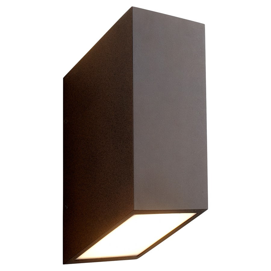 Oxygen Lighting Uno 3500K Lg Outdoor Sconce 120V, Oiled Bronze