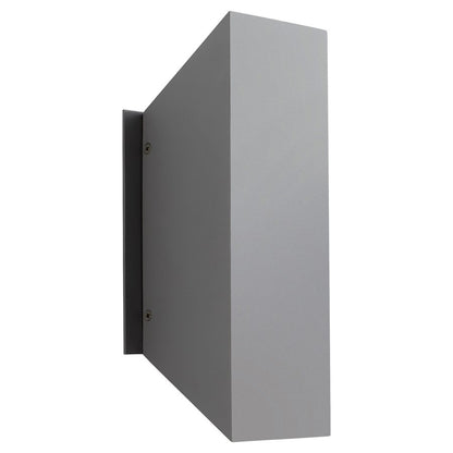 Oxygen Lighting Duo 2700K Sm Outdoor Sconce 120V, Grey - 3-702-2716