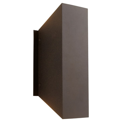 Oxygen Lighting Duo 2700K Sm Outdoor Sconce 120V, Oiled Bronze