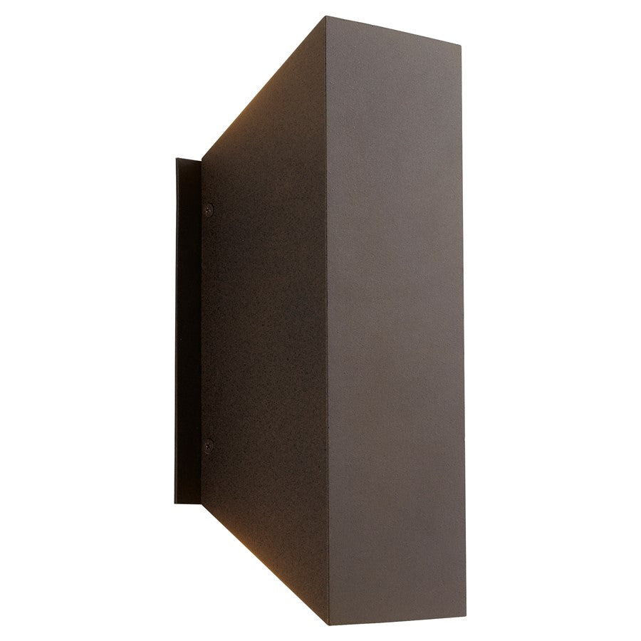 Oxygen Lighting Duo 3500K Sm Outdoor Sconce 120V, Oiled Bronze