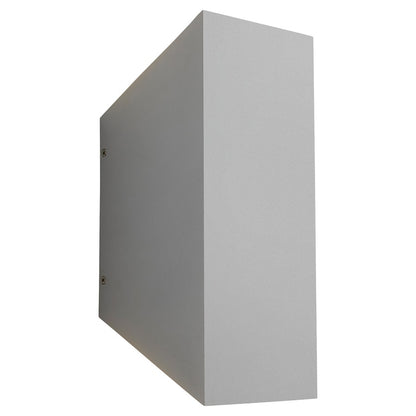 Oxygen Lighting Duo 2700K Lg Outdoor Sconce 120V, Grey