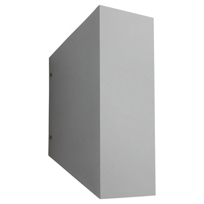 Oxygen Lighting Duo 3500K Lg Outdoor Sconce 120V, Grey - 3-703-3516