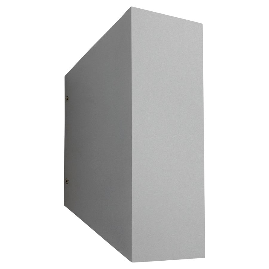 Oxygen Lighting Duo 4000K Lg Outdoor Sconce 120V, Grey - 3-703-4016