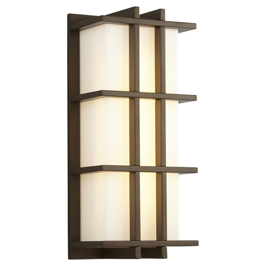 Oxygen Lighting Telshor 710 Outdoor Sconce 120V Em, Oiled Bronze