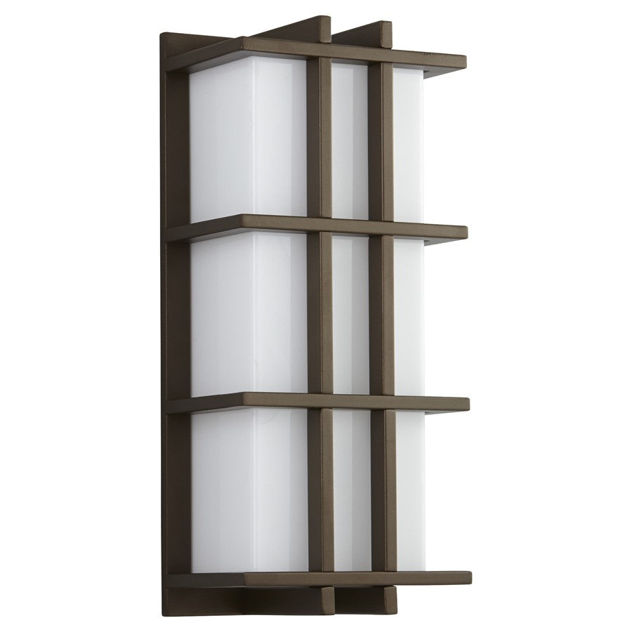 Oxygen Lighting Telshor 4000K Outdoor Sconce 120V Dim, Oil Bronze - 3-710-40222