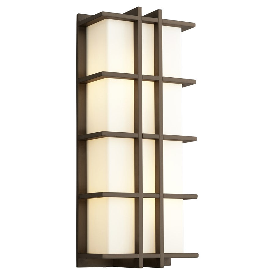 Oxygen Lighting Telshor 711 Outdoor Sconce 120V Em, Oiled Bronze