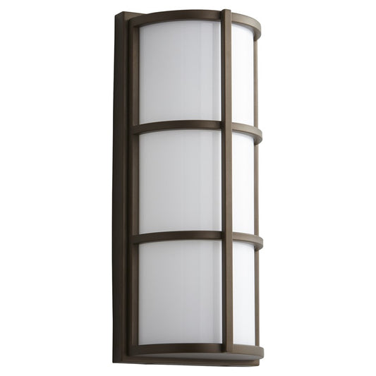 Oxygen Lighting Leda 2700K 120V Dim Outdoor Sconce, Bronze - 3-712-27222