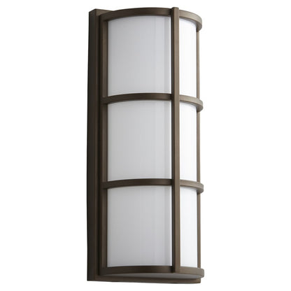 Oxygen Lighting Leda 3500K 120V Dim Outdoor Sconce, Bronze - 3-712-35222