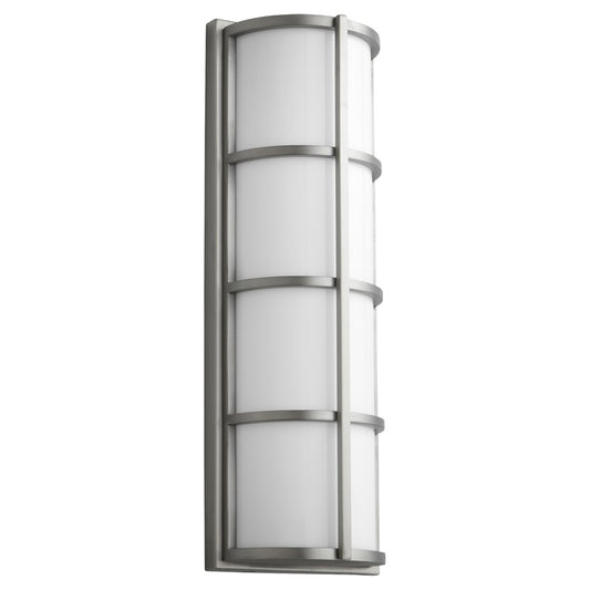 Oxygen Lighting Leda 4000K 120V Dim Outdoor Sconce, Stn - 3-713-40224