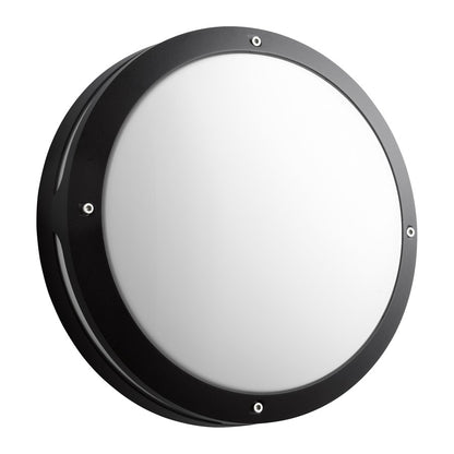 Oxygen Lighting Regio 2700K 120V Dim Outdoor Sconce, Black - 3-719-2715
