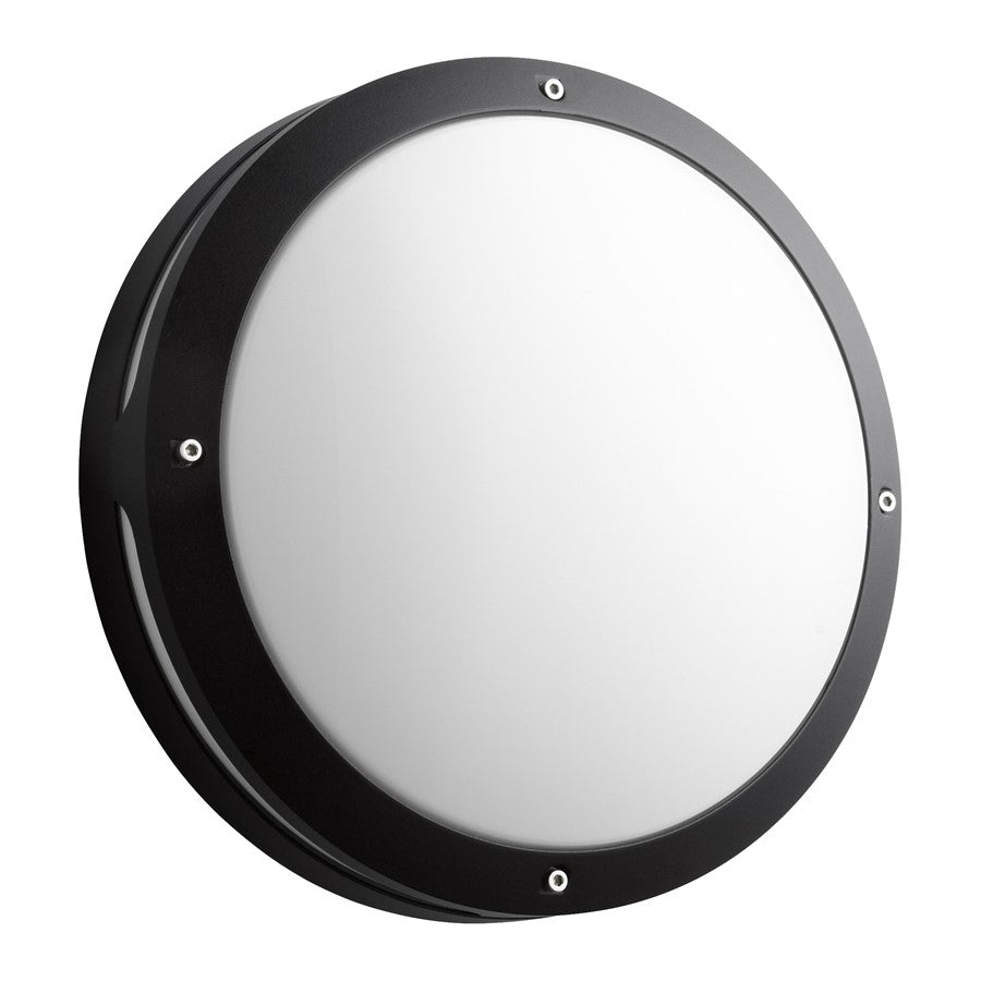 Oxygen Lighting Regio 4000K 120V Dim Outdoor Sconce, Black - 3-719-4015