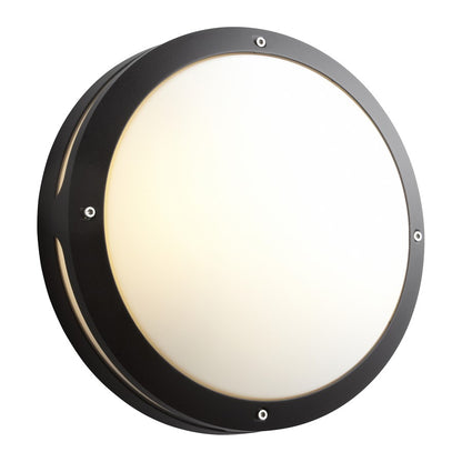 Oxygen Lighting Regio 4000K 120V Dim Outdoor Sconce, Black