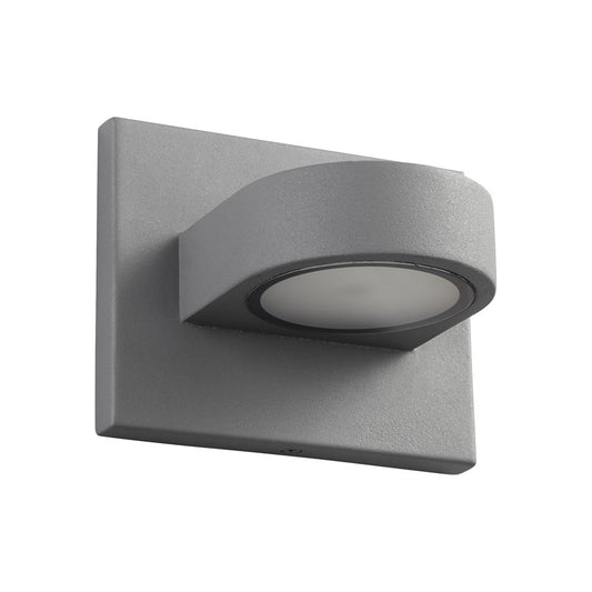 Oxygen Lighting Eris 1Lt 120V Dim Outdoor Sconce, Grey - 3-720-4016