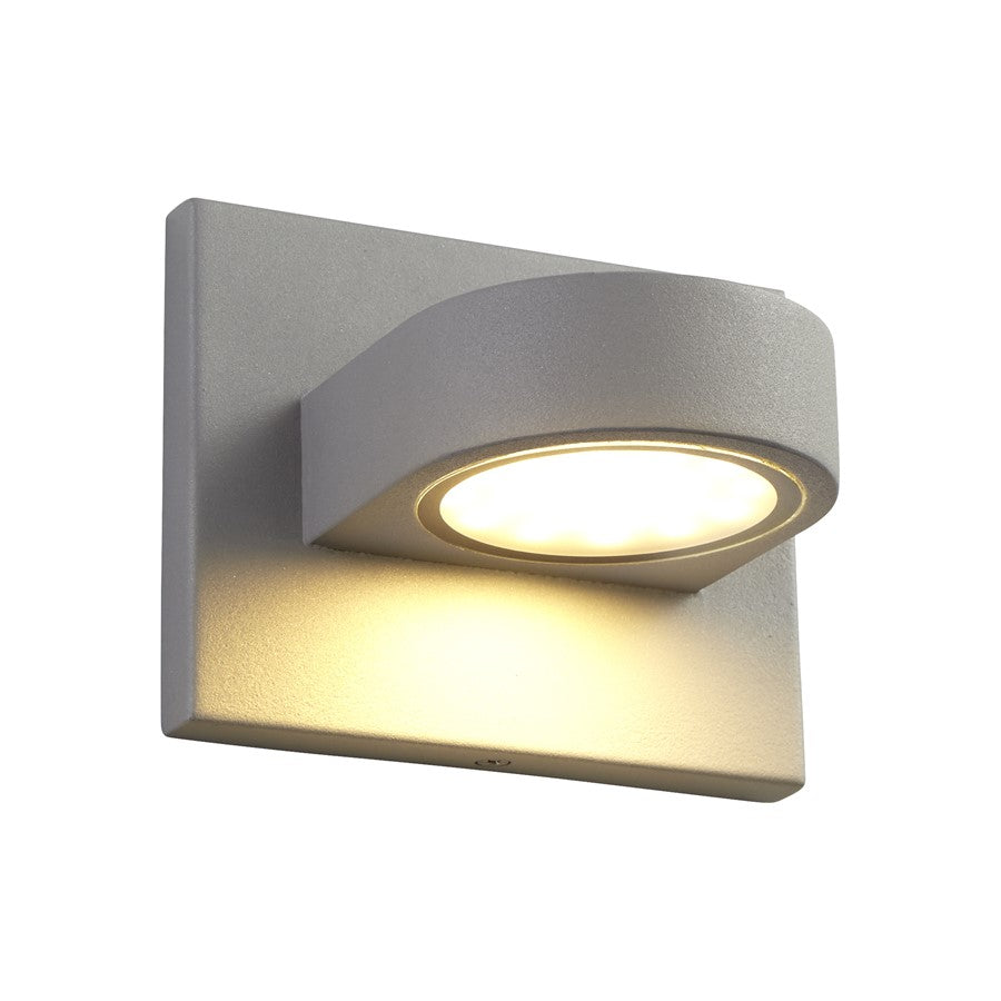 Oxygen Lighting Eris 1Lt 120V Dim Outdoor Sconce, Grey