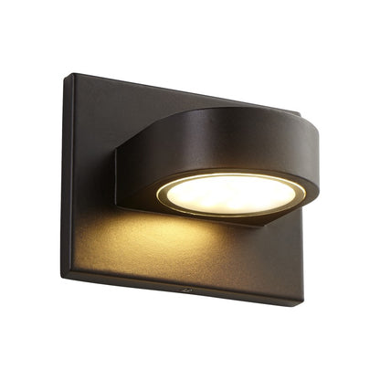 Oxygen Lighting Eris 4000K 1Lt 120V Dim Outdoor Sconce, Oil Bronze