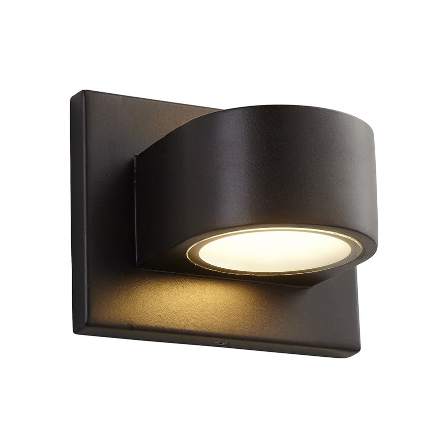 Oxygen Lighting Eris 4000K 2Lt 120V Dim Outdoor Sconce, Oil Bronze
