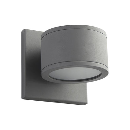 Oxygen Lighting Ceres 3500K 2Lt 120V Dim Outdoor Sconce, Grey - 3-727-3516